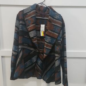 Multicolor Patterned Women's Blazer